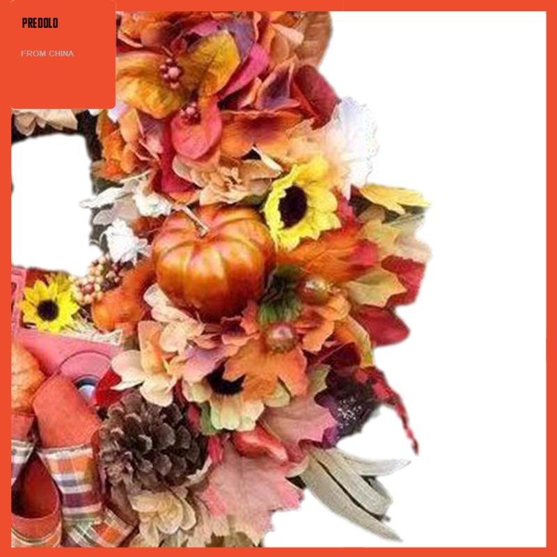 [Predolo] Karangan Bunga Panen 45cm 17 ''Karangan Bunga Syukuran Untuk Musim Gugur Farmhouse Rumah Pesta