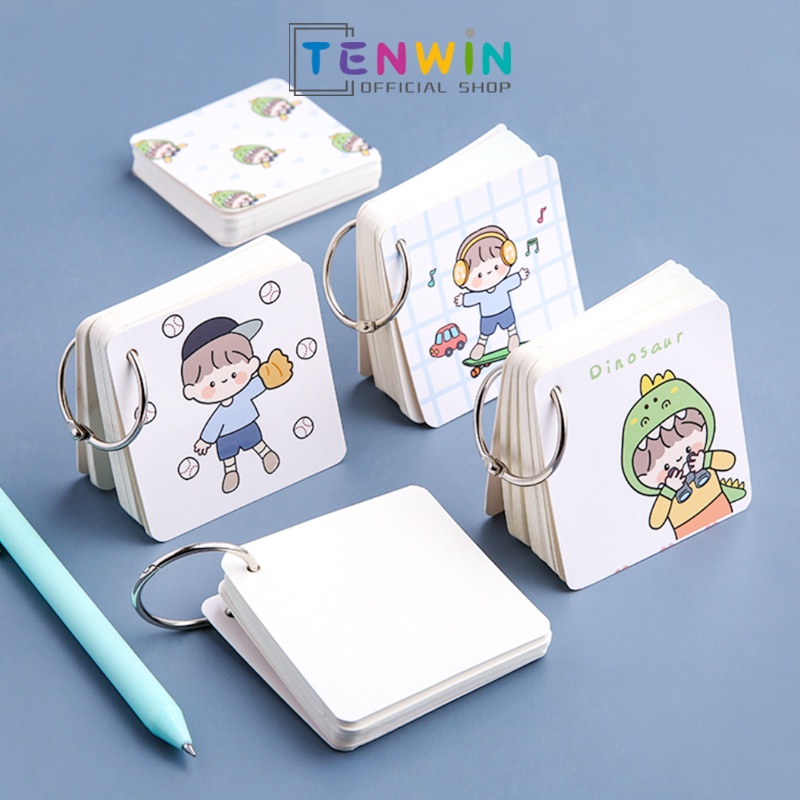 

Notebook/Loose leaf book/Buku/Sticky note Gantungan memo hamster dino sticky note lucu-Tenwin