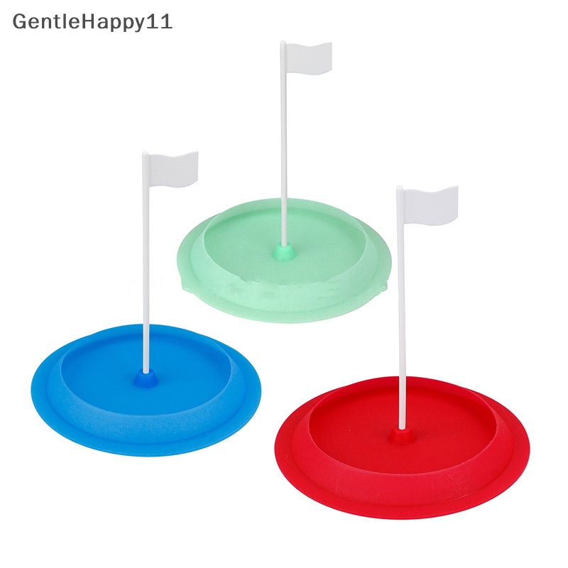 Gentlehappy Latihan Cup Lubang Hijau Golf Putg Indoor Dengan Flag Putter Trainer id