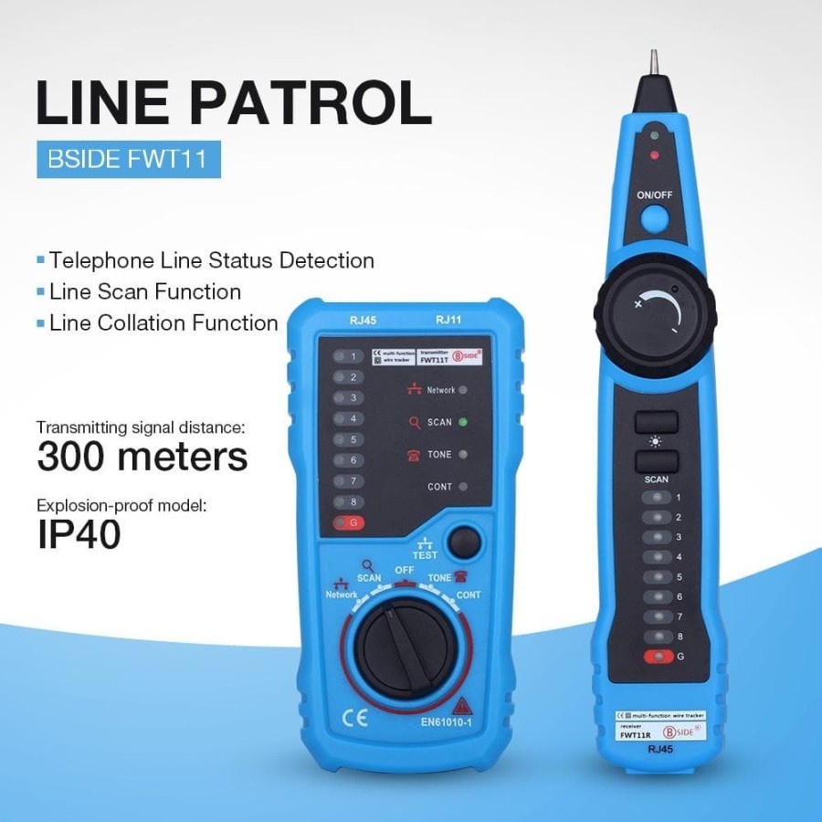 Inotrix FWT11 Wire Tracker RJ45 LAN Cable Tester Locator FWT-11 N