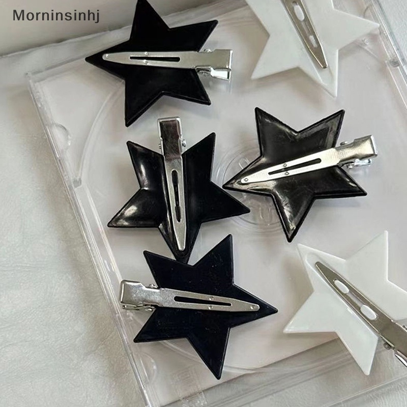 Mornin 5PCS Jepit Rambut Bintang Manis Keren Gaya Korea Pesona Sederhana Logam Bobby Pin Alligator Clip Aksesoris Rambut Untuk Gadis Fashion Hiasan Kepala id