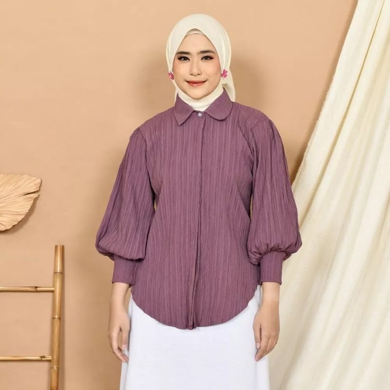 PGMT - Kemeja Balon Atasan Lady Crush Atasan Kemeja Wanita Balon Baby Crush Kekinian