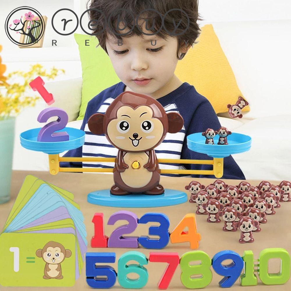 REBUY Rebuy Educational Math Toy Gift Mengajar Bahan Mainan Belajar Mainan Edukasi Kartun Hewan Mainan Matematika