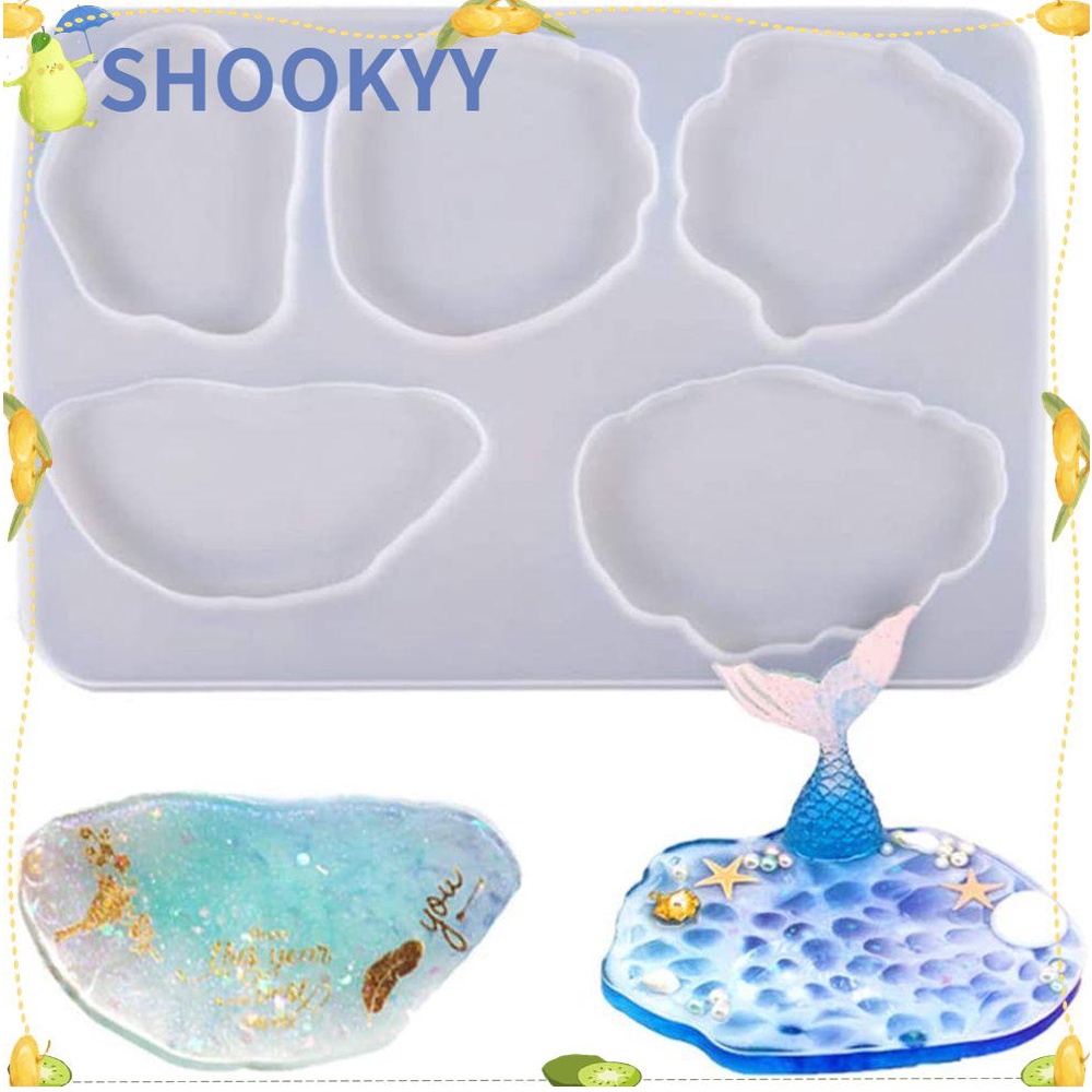 CHOOKYY Chookyy Cetakan Resin Epoxy Handmade UV Agate Jewelry Making Tools Coaster