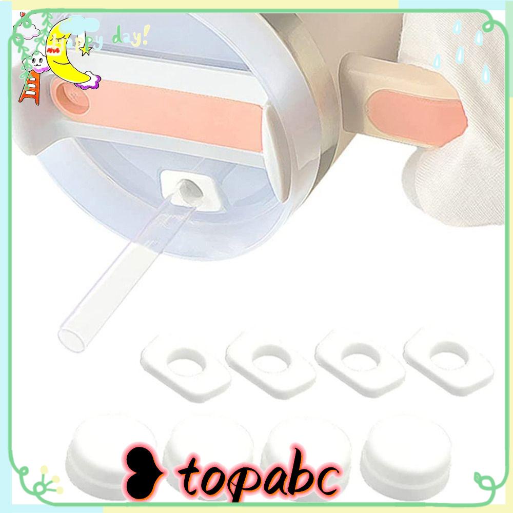 TOP 4pcs Straw Cover Set High Quality Alat Penutup Sedotan Untuk Stanley Cup 40oz/30oz Stopper Anti Bocor