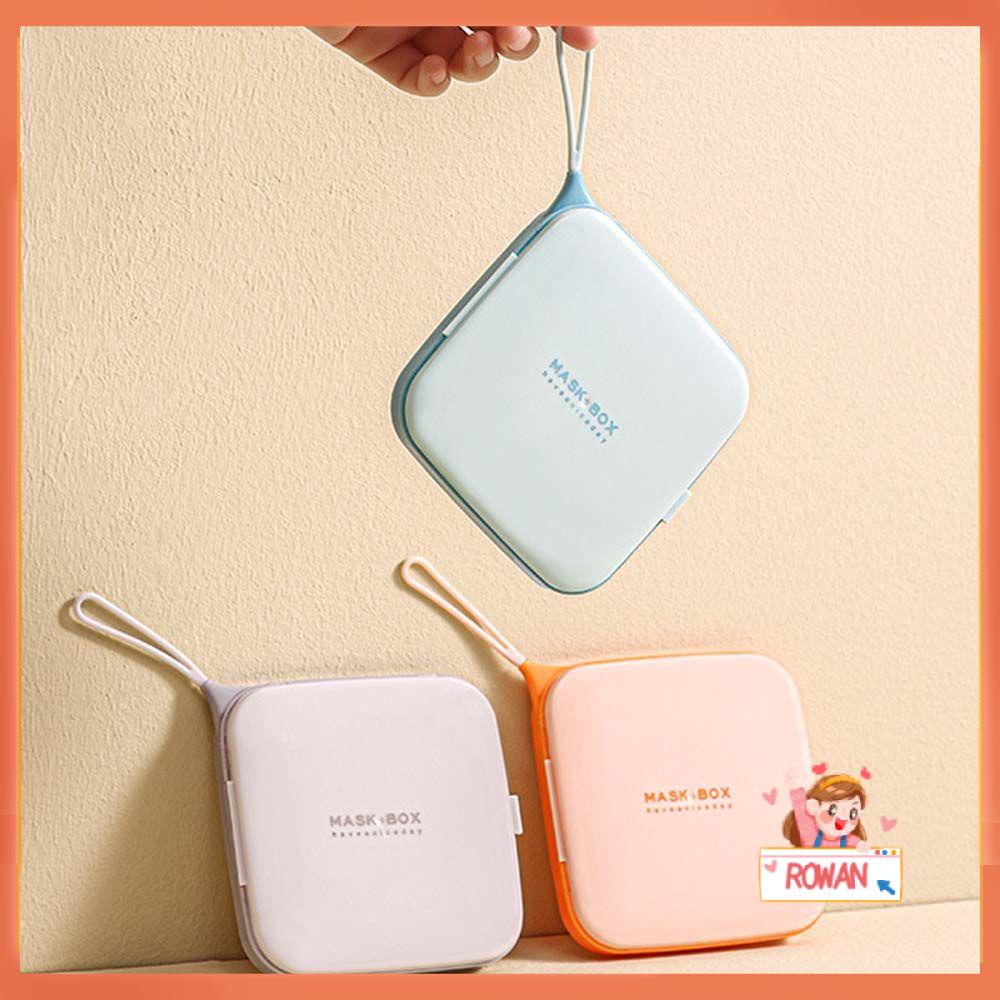 R-FLOWER Disposable Case Outdoor Reusable Holder Simpan Wadah Wajah