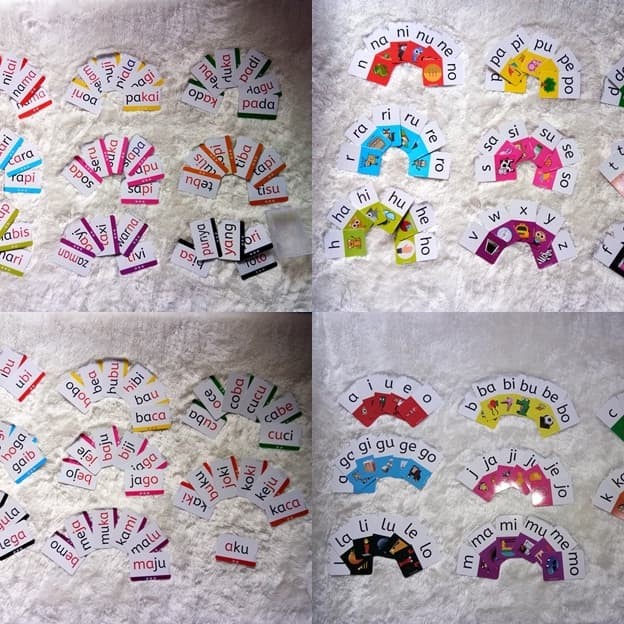 Murah card Baca Kartu Baca Anak Belajar Membaca Alusia