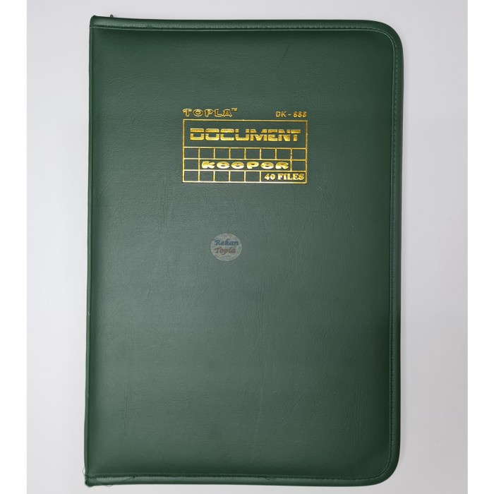 

[DD] Map Dokumen Ijazah Folio Isi 40 Pcs / Dokumen Keeper F4 / Anti Air - Hijau