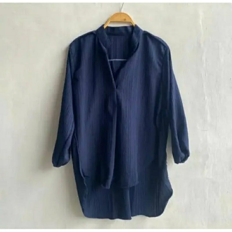 BEFAST - ZSO OOTD WANITA BLOUSE SYAIRA / Dysh LADY CRUSH Oversize Blouse / Pakaian Casual Wanita / Blouse Lengan Panjang / Fashion Remaja ABG Trendy / OOTD Wanita Ala Korean Style / Blouse Kerja Polos Formal