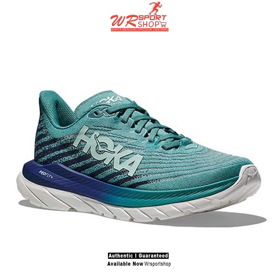 Sepatu Lari Wanita Hoka Mach 5 Ocean Mist Evening Sky ORIGINAL