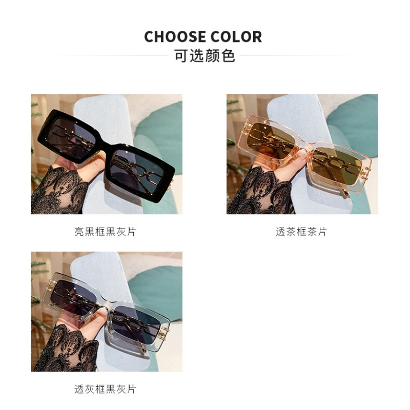 Klasik Kotak Wanita Kacamata Matahari Lady Retro Fashion Shading Eyewear Sunglasses Untuk Wanita Halus Luar Ruangan Persegi Panjang Kacamata Hitam Kecil