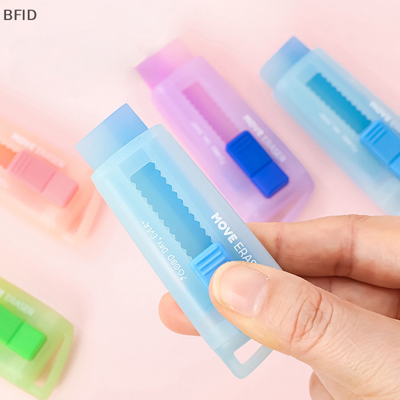 [BFID] 1pcs Kawaii Jelly Eraser Pensil Lucu Push-pull Pen Bentuk Karet Alat Tulis Korea Lucu Perlengkapan Sekolah Penghapus Pensil Untuk Anak [ID]