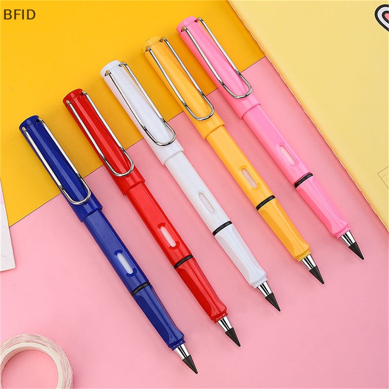 [BFID] Everlasg Pensil Infinite Pensil Technoy Inkless Metal Pen Pensil Ajaib Gambar Tidak Mudah Pecah Pensil Lurus [ID]