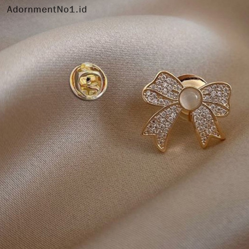 [AdornmentNo1] Fashion sayap lucu bros untuk wanita logam Anti-silau Lapel Pin tetap pakaian Pin Sweater mantel aksesoris pakaian bros