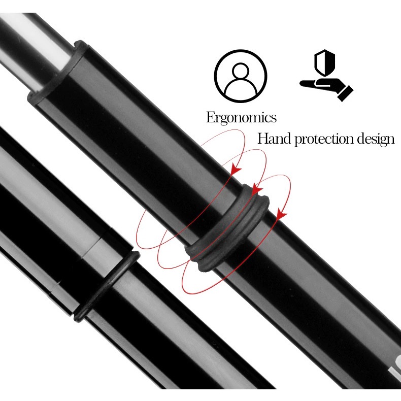 AKN88 - ROCKBROS SMART-B Pompa Mini Sepeda High Pressure 150 Psi