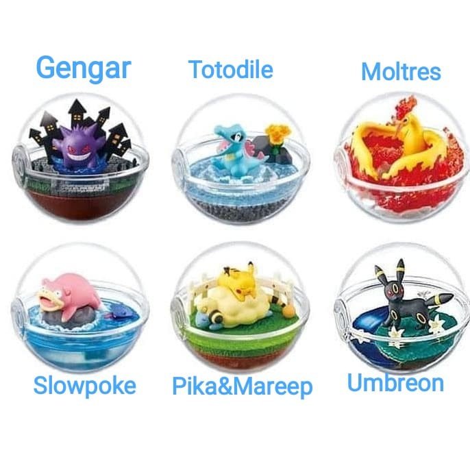 Re-Ment Pokemon Terrarium Character Capsule Box Candy Vol. 4 - Moltres