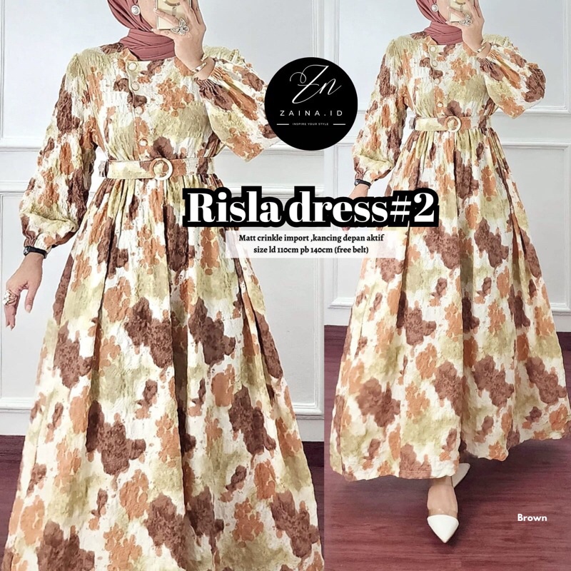 RISLA DRESS / RISLA DRESS #2 ORI ZAINA.ID