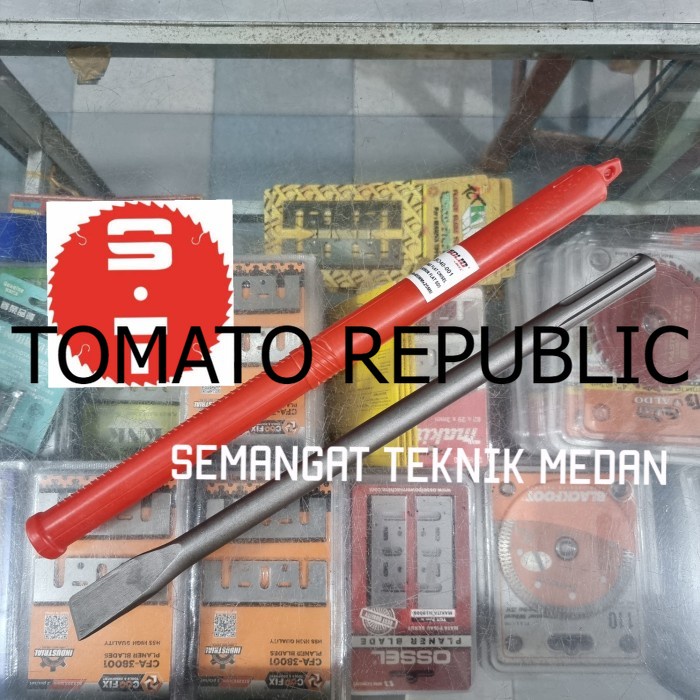 Murah MATA BOR PAHAT BETEL SDS MAX CHISEL BOBOK FLAT GEPENG 400mm SOLID BGM451