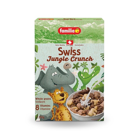 

Familia Swiss Jungle Crunch Cereal 250gr - Sereal Sarapan