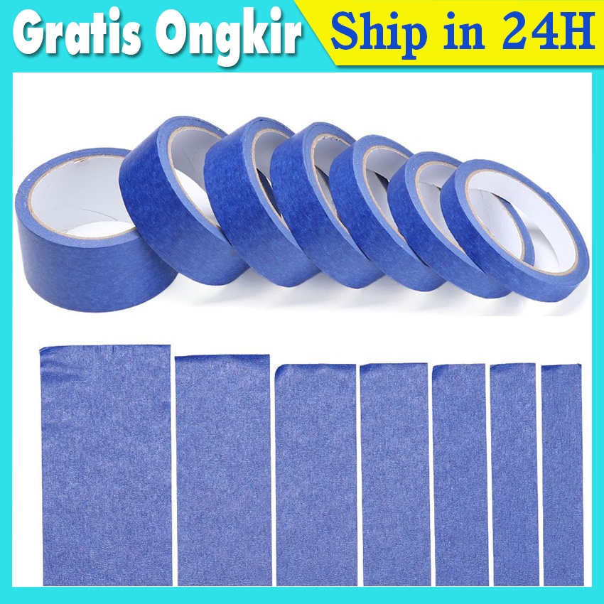 

Blue Painter's Masking Tape 50 mm x 20 yard / Lakban Kertas / Art Masking Tape