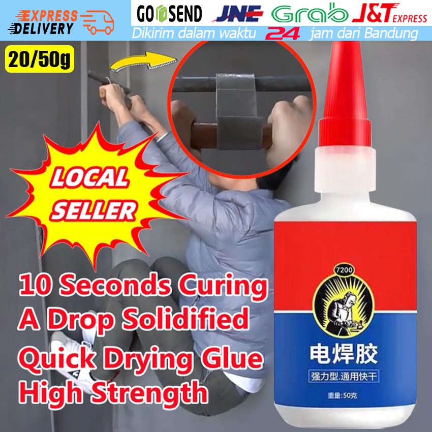 

20/50G Lem Las kuat / Perekat Universal Transparan Tahan Air Cepat Kering Multifungsi