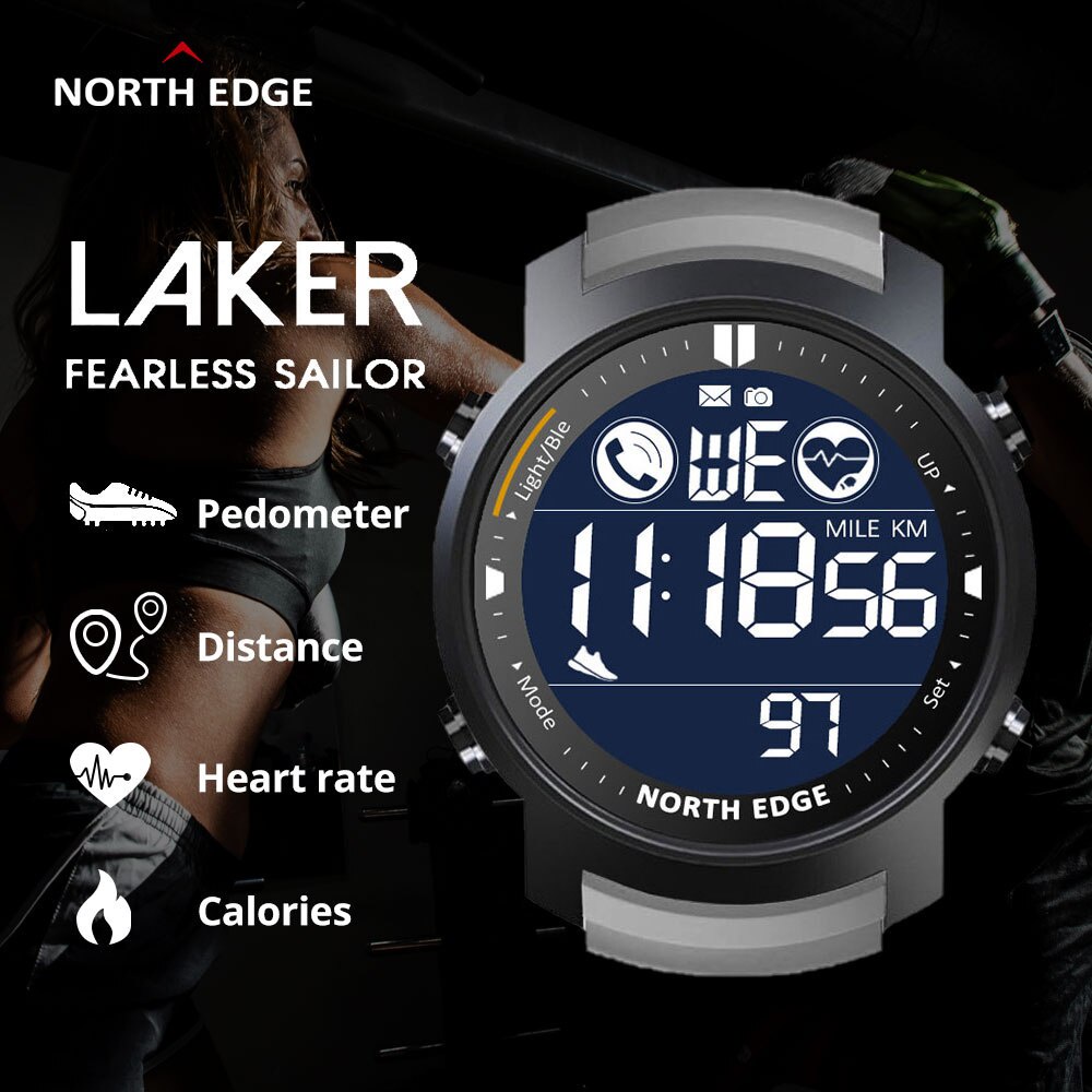 B21 NORTH EDGE LAKER Outdoor Swimming Smartwatch Water Resist 50M