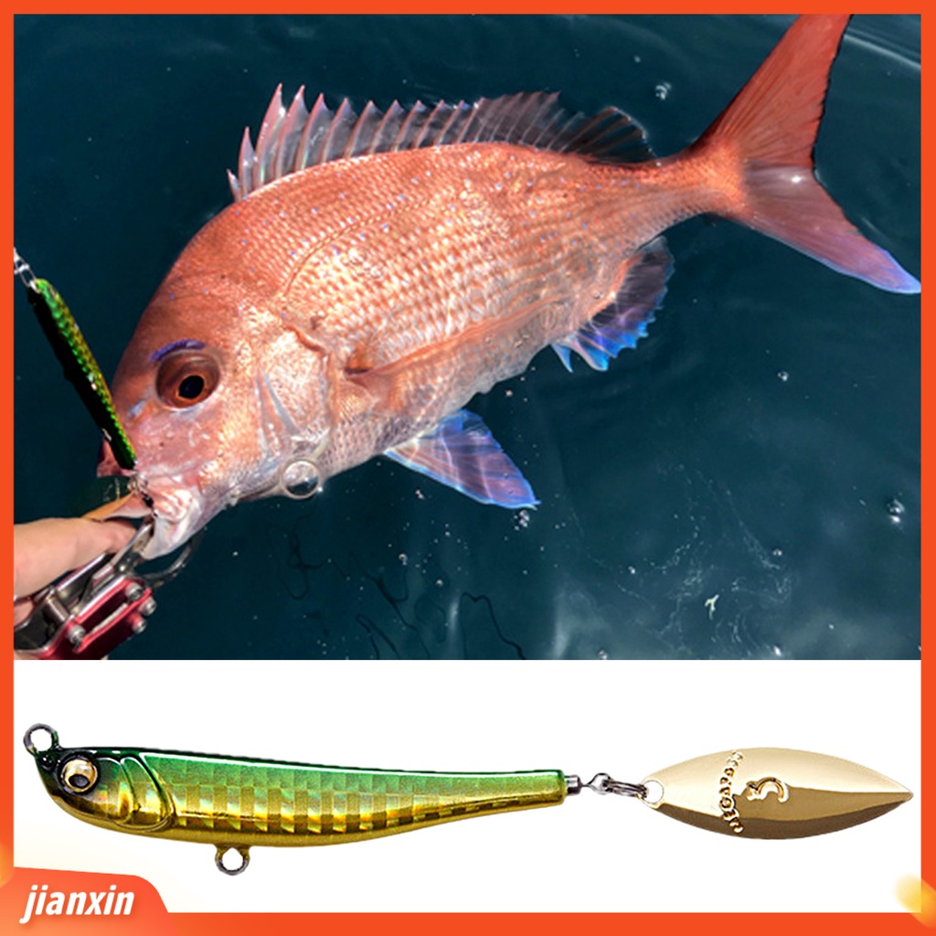 (In Stock) 62mm 30g Tengger Umpan 3D Mata Pengerjaan Halus Simulasi Universal Warna Cerah Anti-Pengaruh Multifungsi Bergaris Bass Umpan Palsu Untuk Air Asin