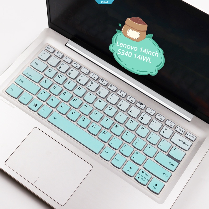 Cover Film Keyboard Silikon Laptop Lenovo Xiaoxin Untuk 14inch S340 14IWL S Tahan Air Dan Tahan Lembab Film Pelindung Cakupan Penuh [ZK].