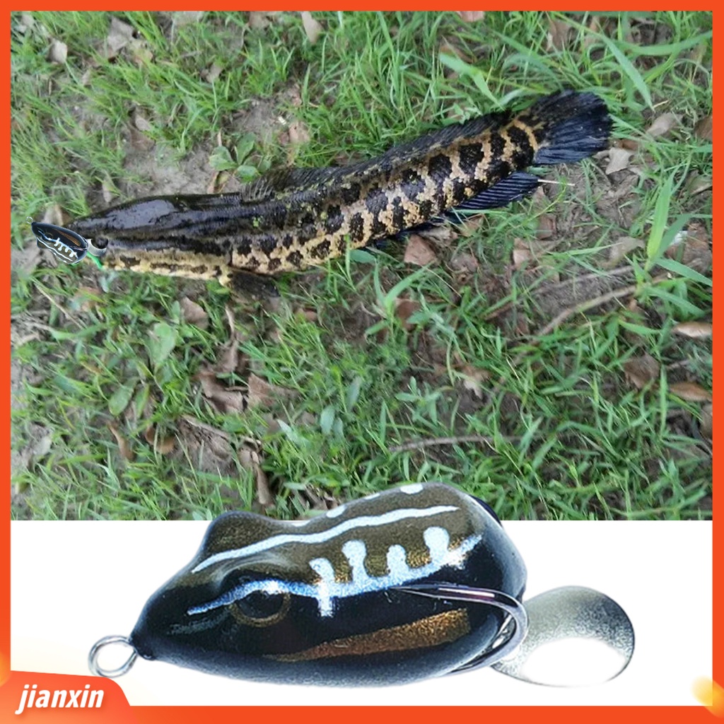 (In Stock) 3.5cm /6g Umpan Ikan Umpan Penembus Kuat Fishing Tackle Tajam Mini Thunder Katak Kait Ganda Ikan Lembut Umpan Buatan Untuk Pecinta Memancing