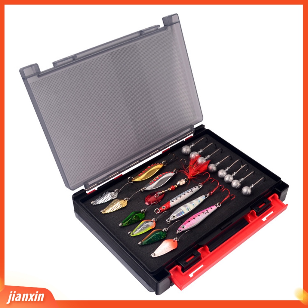 (In Stock) Kotak Umpan Dua Sisi Multifungsi Aneka Warna Memancing Tahan Air Kotak Kait Umpan Multifungsi Untuk Outdoor