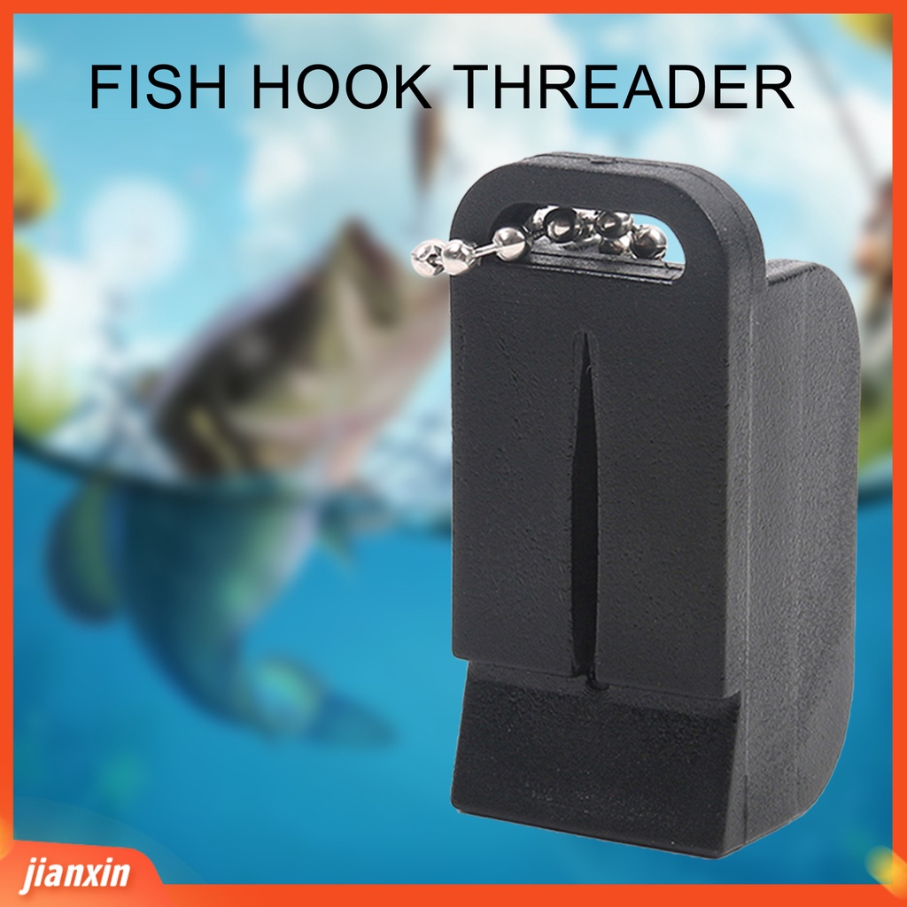 (In Stock) Threader Gear ic Non-Simpul Garis Hitam Holder Gear Aksesoris Olahraga Dengan Pemancing Untuk Outdoor