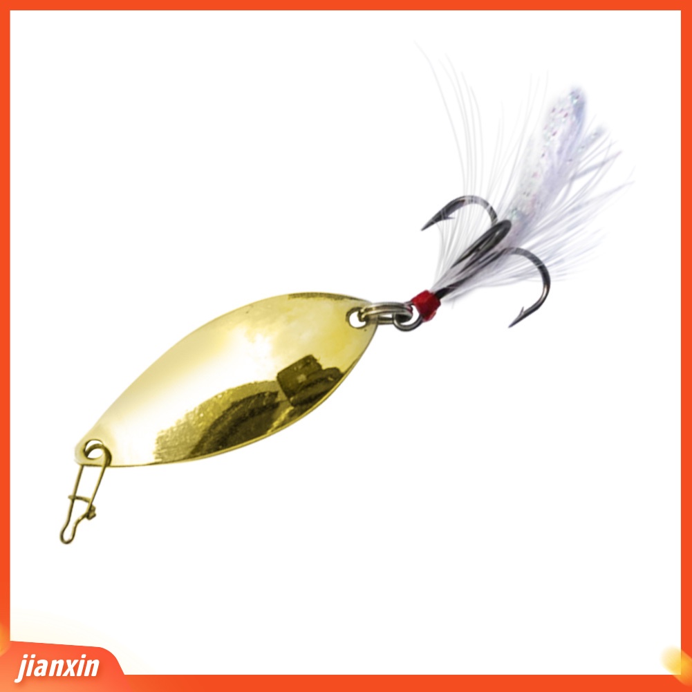(In Stock) 4.5 cm Logam Mini Memancing Buatan Sendok Umpan Wobbler Ikan Renang Umpan Tackle