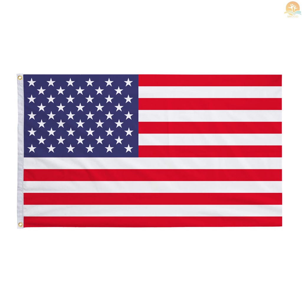 In Stock Bendera Amerika Bendera Polyester As Bendera Amerika Serikat USA Bintang Garis 90x150cm/3x5ft Dekorasi Interior Luar Ruangan Dengan Grommet