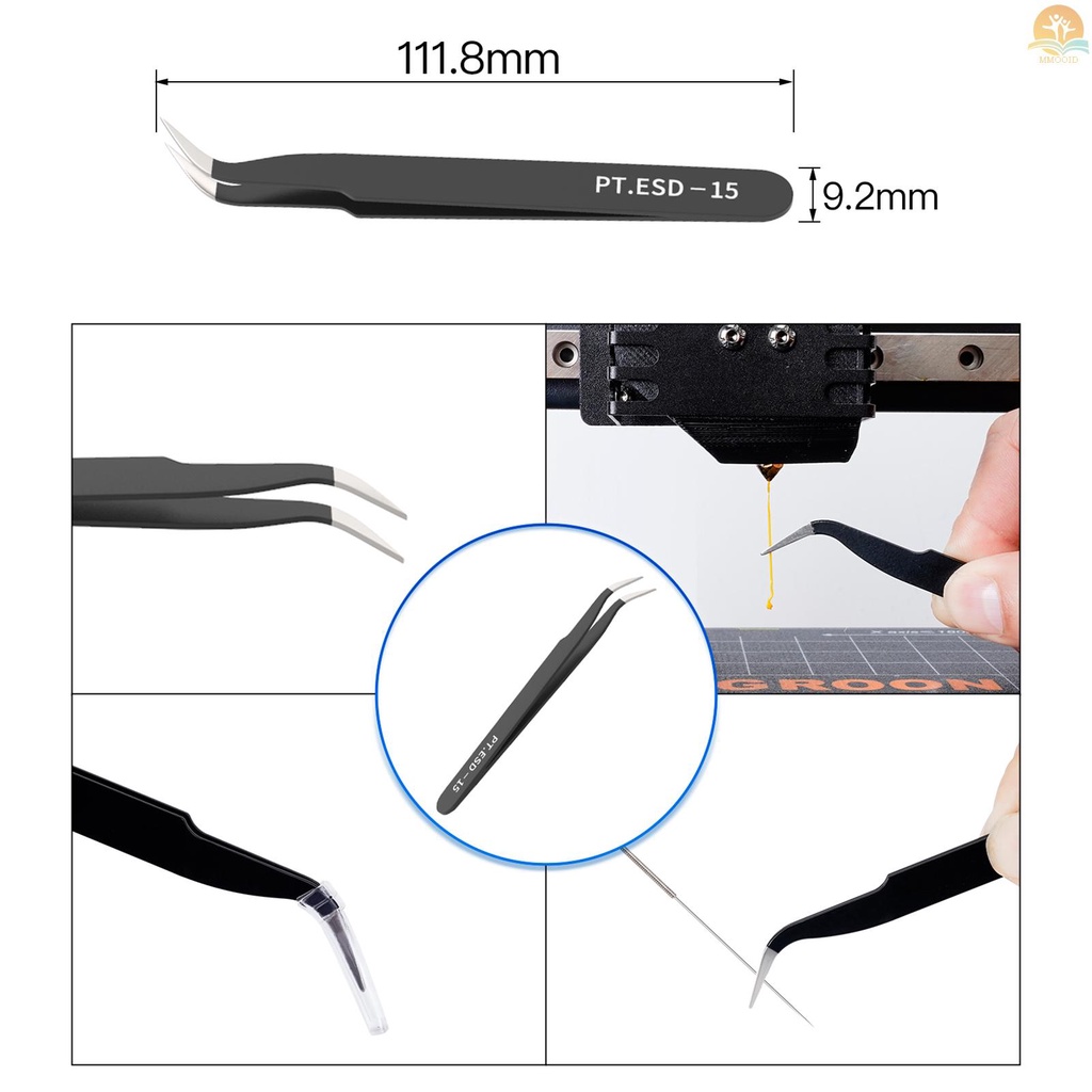 In Stock KINGROON Deburring Tool Kit Engraving Pisau Carving Alat DIY 3D Printer Part 3D Model File Cutter Scraper Alat Pelepas Bahan Dengan Chiseling Blade/ Pisau Tepi Stensil/Fi