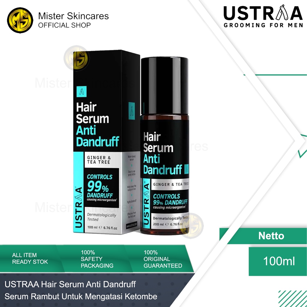 Ustraa Hair Serum Anti Dandruff 100ml Perawatan Rambut Anti Ketombe