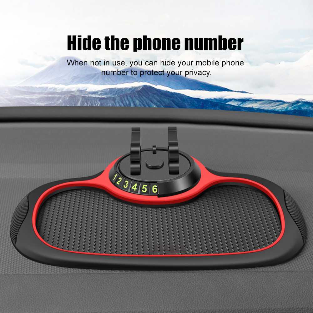 9AVISS Alas Mobil Dashboard Anti Slip Phone Mount Silicone