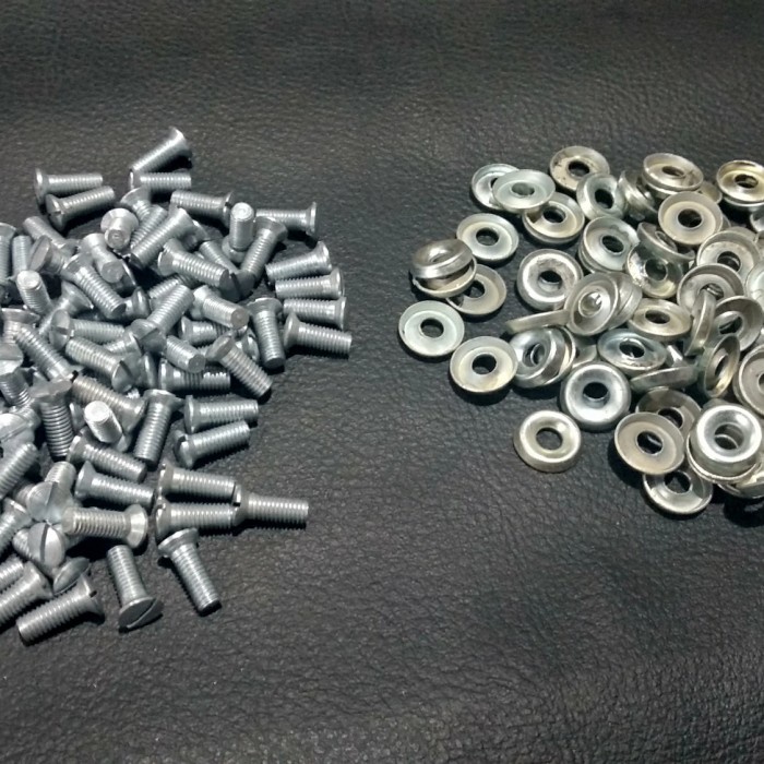 Baut Min Reflektor Lampu Depan Vespa Super Sprint Detail Ori Termasuk Ring