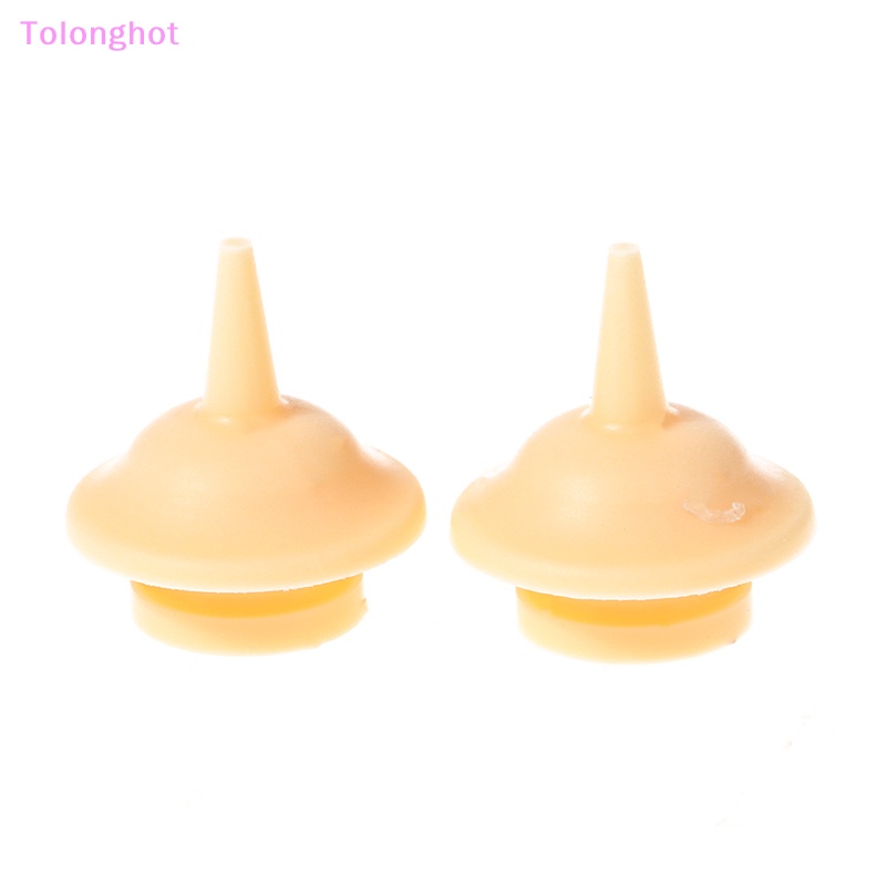 Tolonghot&gt; 2Pcs Universal Pet Feeding Nipple Mini Silikon Dot Makan Untuk Bayi Baru Lahir Anak Kucing Anakan Kelinci Hewan Kecil Nipples well