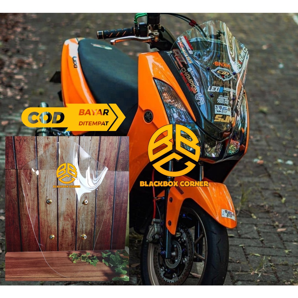 VISOR JENONG YAMAHA LEXI PNP PLUS BAUD WINDSHIELD LEXI