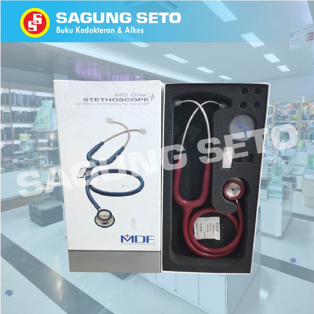 STETOSCOPE MD ONE MDF-777 BURGUNDY (MDF 17) ADULT/STETOSKOP MDF