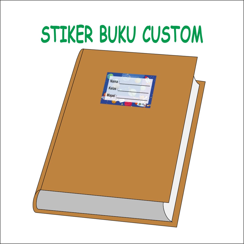 

Isi 20pcs Stiker Mapel Label Buku Pelajaran Sekolah Sticker Mata Pelajaran