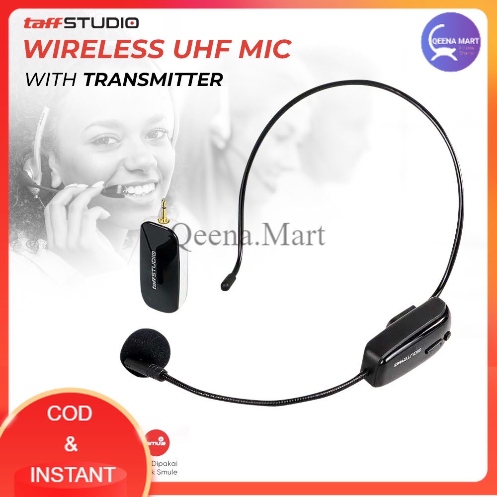 Wireless Microphone UHF Call Center with Transmitter - HX-W002