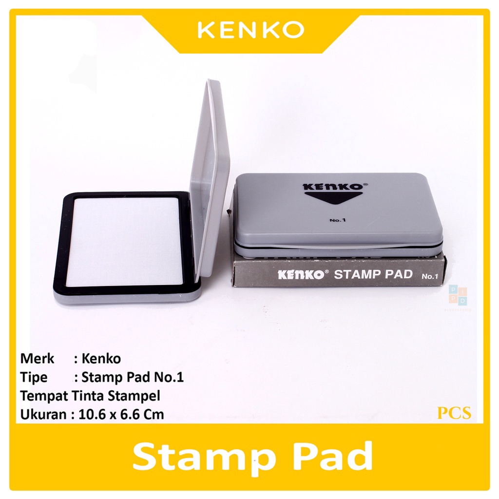 

KENKO - Stamp Pad No.1 Tempat Tinta Stampel - Pcs
