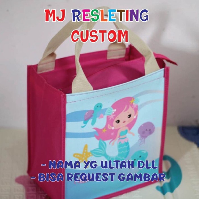 TAS ULANG TAHUN ANAK MJ RESLETING CUSTOM