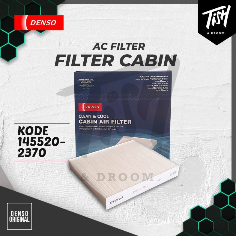 Denso 2370 Filter AC Sienta Yaris 2014-2020 Filter Cabin AC