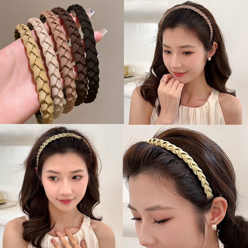 [30/Style]Candy Warna Rambut Artefak Bando Poni Bando Non-slip Gigi Rusak Jepit Rambut Anak Bando Dewasa headband Hairpin Aksesoris
