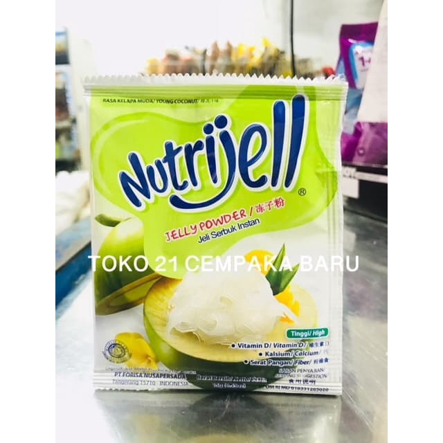 

Nutrijell Rasa KELAPA MUDA 1 PCS | Agar Agar Jelly Bubuk Young Coconut Nutrijel Murah