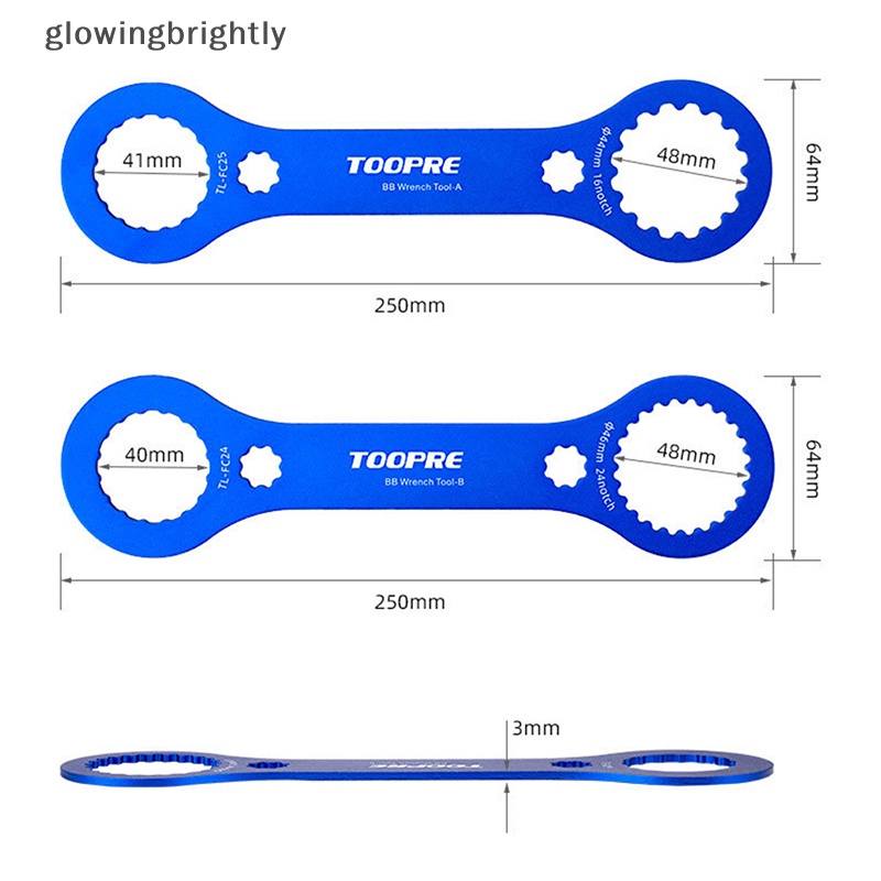 [glowingbrightly] Alat Kunci Pas Sepeda al BBR60 BB Bottom Repair Tool TFX