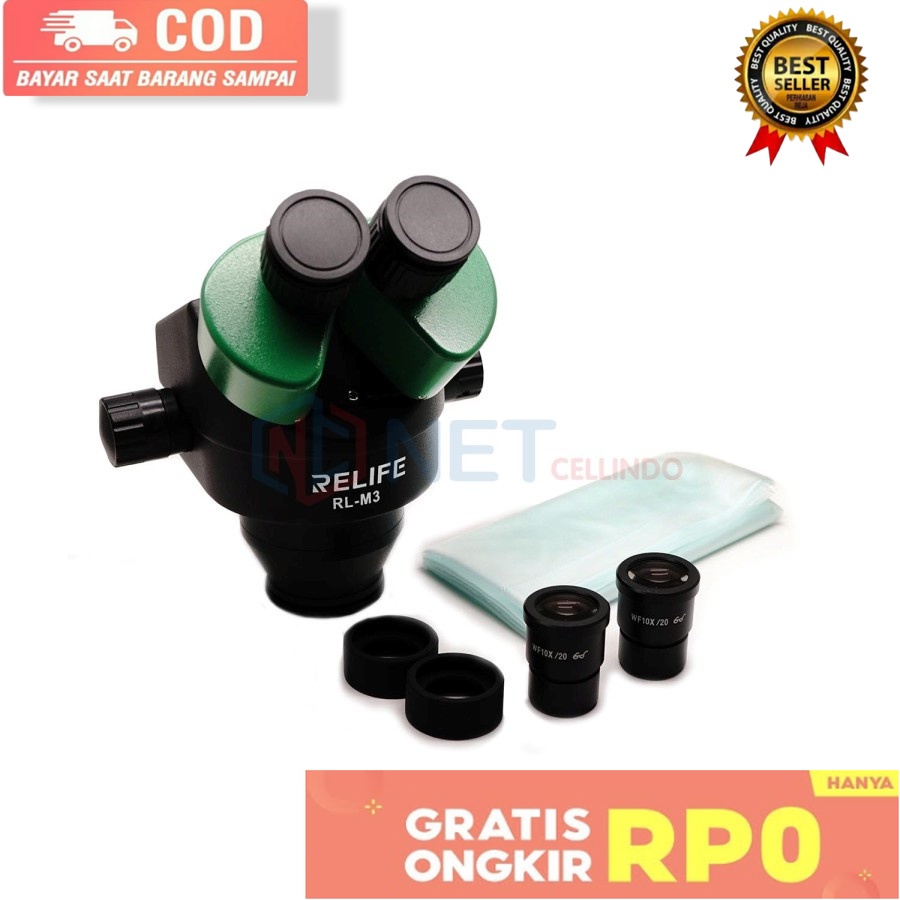 TOOL MICROSCOPE RELIFE BINOCULAR RL-M3-B1 + LED