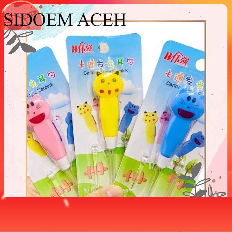 ACEH.SDM 111881  KOREK KUPING LED KARAKTER